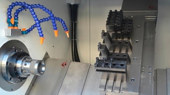 Gang-Typ Schrägbett CNC Drehmaschine FANUC Sj-46p