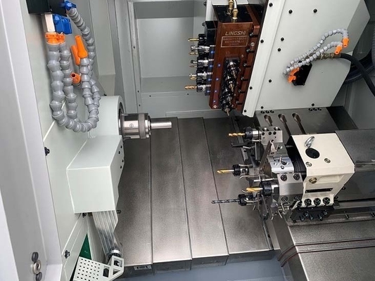 Einwerkzeughalter CNC-Drehmaschine Sj-46yd CNC-Drehmaschinen-Fräsenzentrum Drehmaschine FANUC