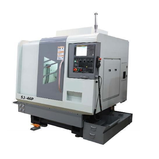 Gang-Typ Schrägbett CNC Drehmaschine FANUC Sj-46p
